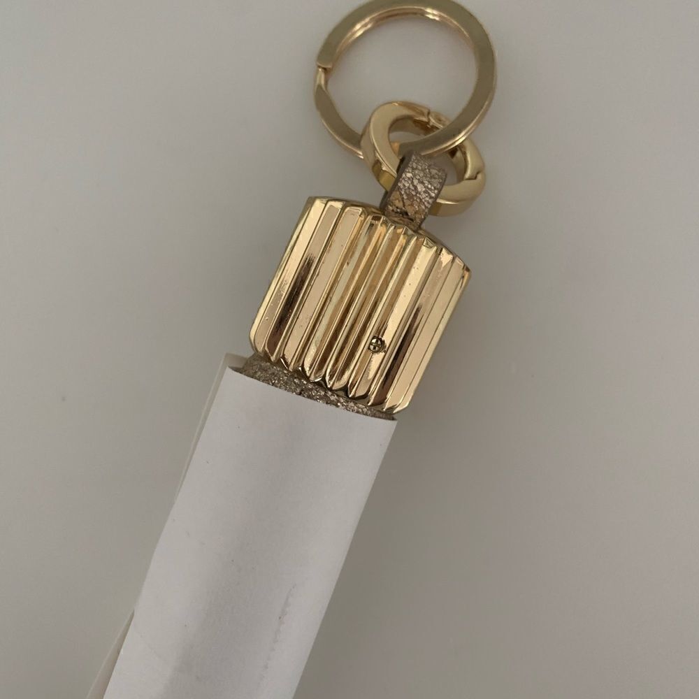 India Hicks Agra Tassel Gold Crackle Leather - Picture 5 of 5